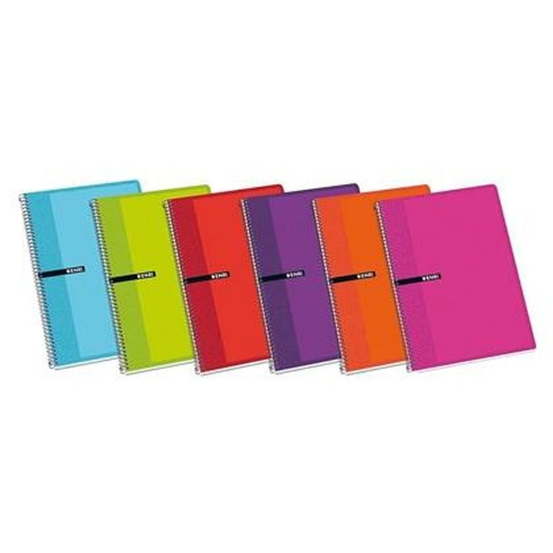 Image secondaire de Cahier ENRI Multicouleur Din A4 80 Volets (5 Unités)