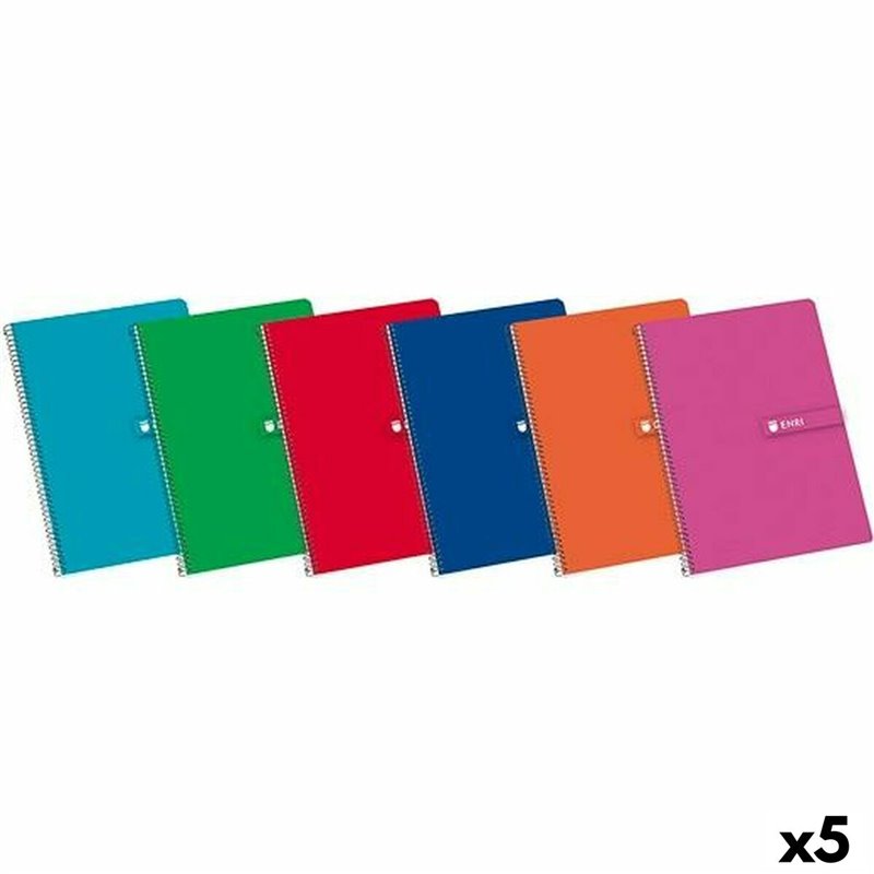 Cahier ENRI A4 80 Volets (5 Unités)