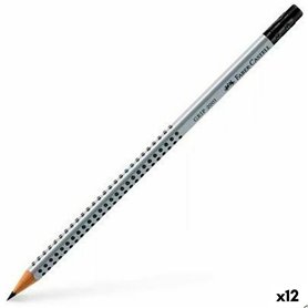 Crayon avec Gomme Faber-Castell Grip 2001 Écologique HB (12 Unités) 25,99 €