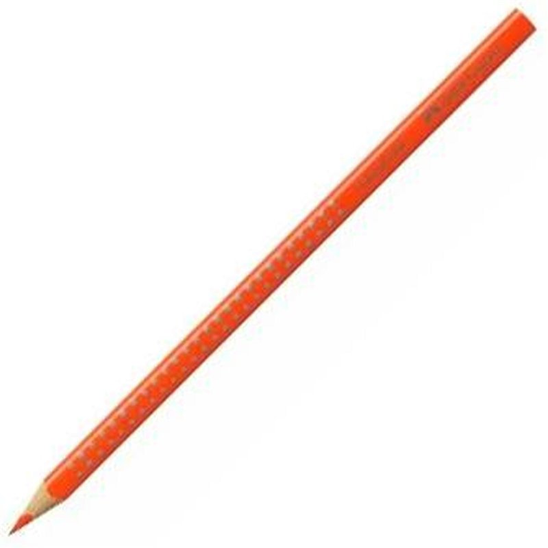 Image secondaire de Crayons de couleur Faber-Castell Colour Grip Orange Foncé (12 Unités)