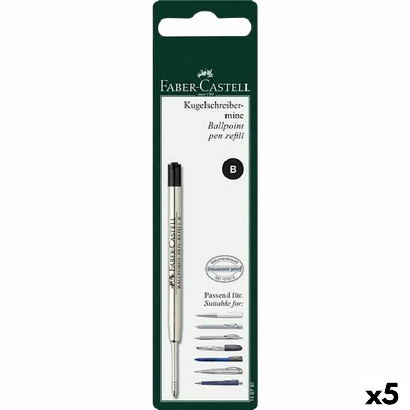 Pièces de rechange Faber-Castell Crayon Noir (5 Unités)