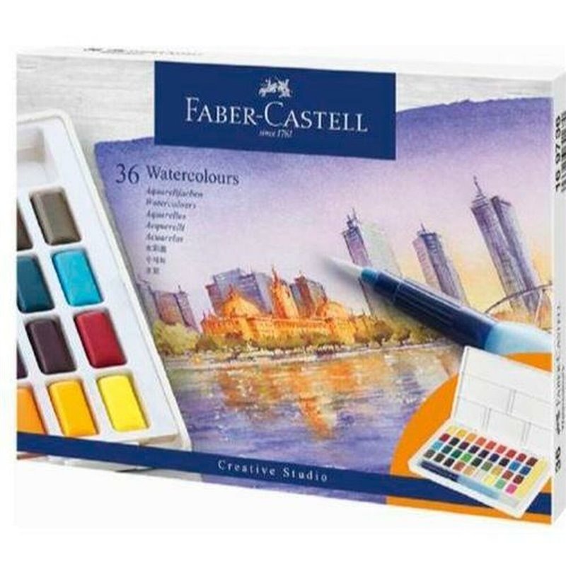 Image secondaire de Set de peintures aquarelle Faber-Castell Creative Studio (8 Unités)