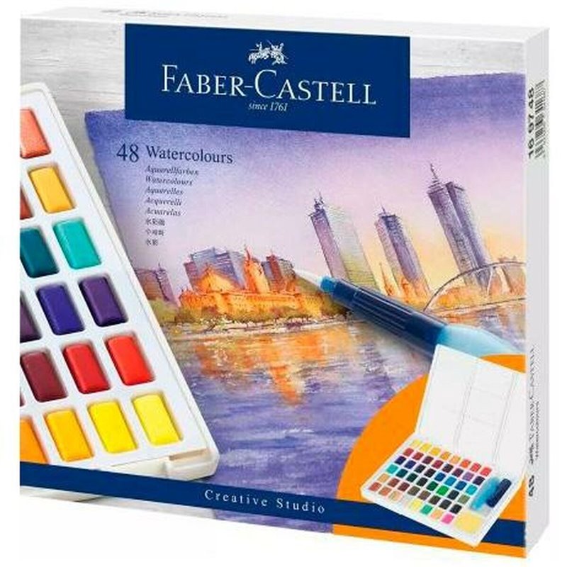 Image secondaire de Set de peintures aquarelle Faber-Castell Creative Studio (8 Unités)