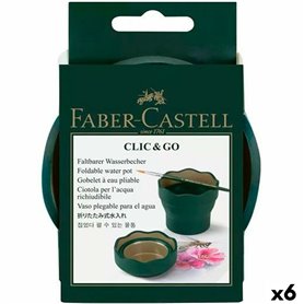 Verre Faber-Castell Clic & Go Pliable Vert foncé (6 Unités) 29,99 €