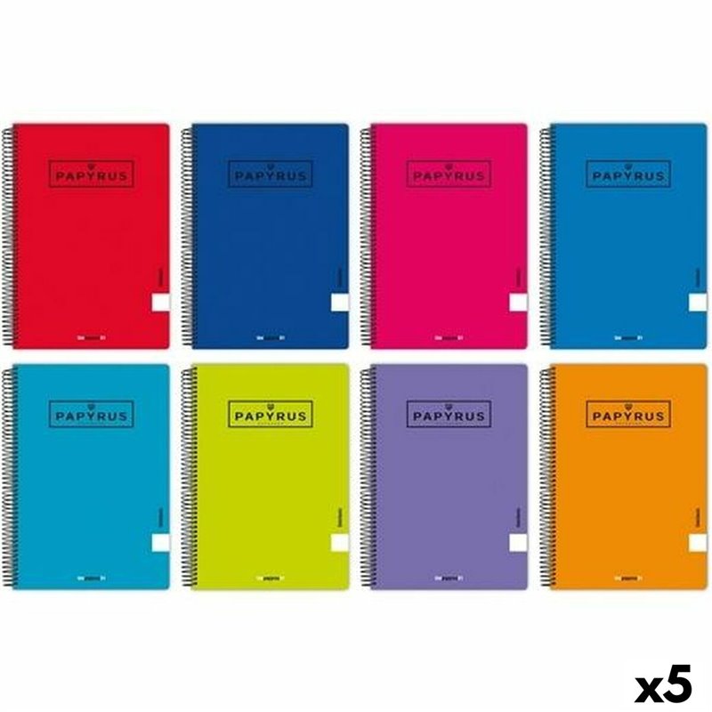 Cahier Papyrus Din A4 80 Volets (5 Unités)