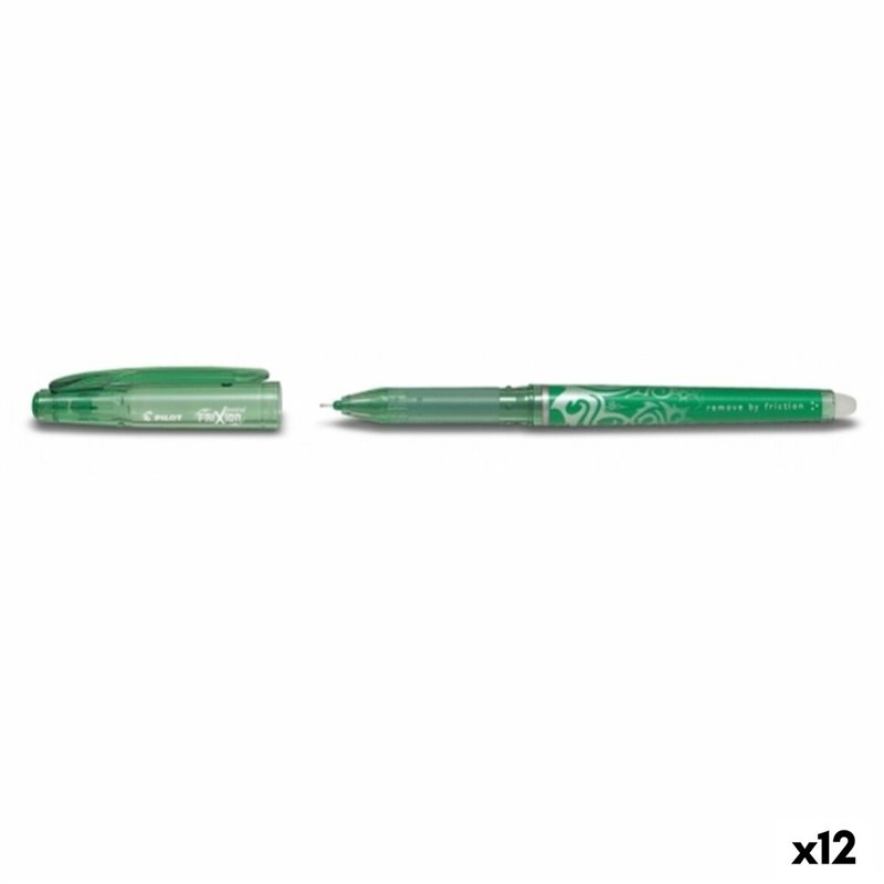 Stylo à encre liquide Pilot Friction Vert (12 Unités)