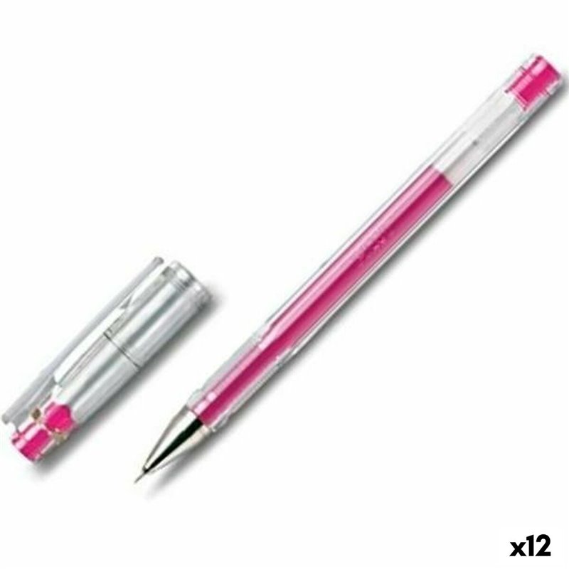 Stylo gel Pilot G-TEC C4 Rose 0,2 mm (12 Unités)