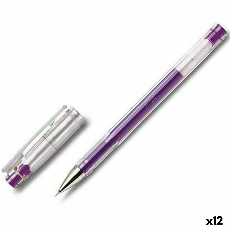 Stylo gel Pilot G-TEC C4 Violet 0,2 mm (12 Unités)