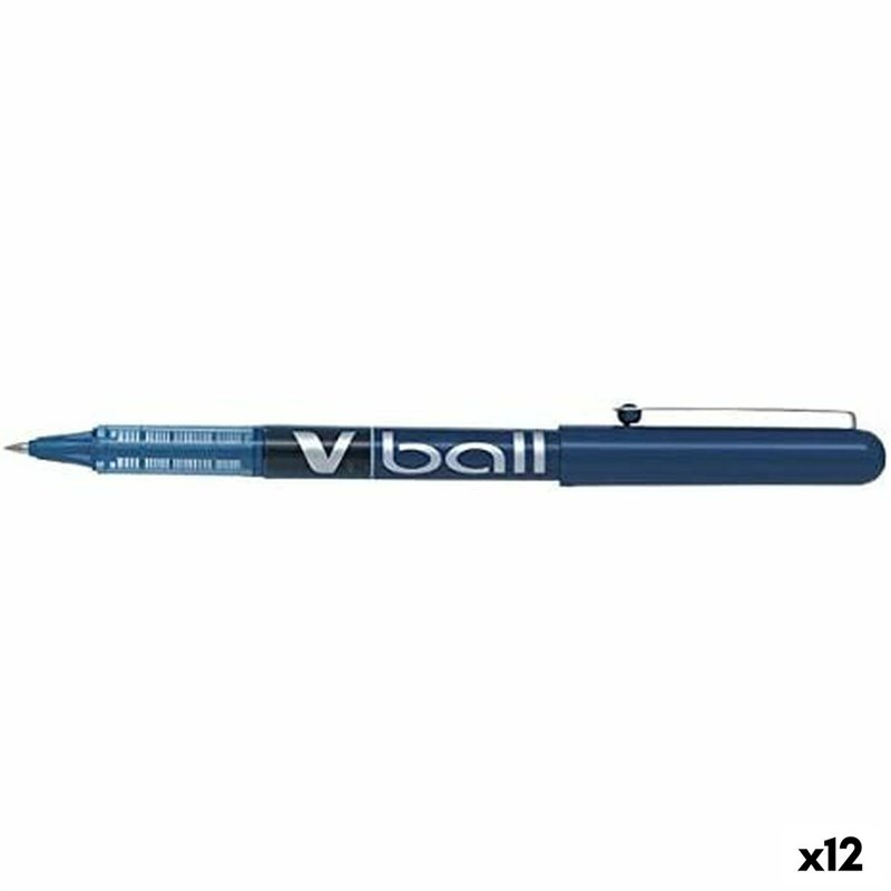 Stylo à encre liquide Pilot Roller V-Ball Bleu 0,3 mm (12 Unités)