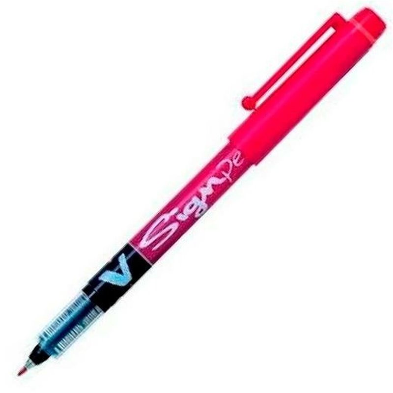 Image secondaire de Stylo gel Pilot V Sign Pen Rouge 0,6 mm (12 Unités)