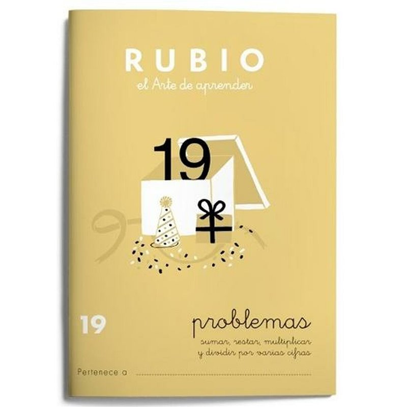 Image secondaire de Cahier de maths Rubio Nº19 A5 Espagnol 20 Volets (10 Unités)