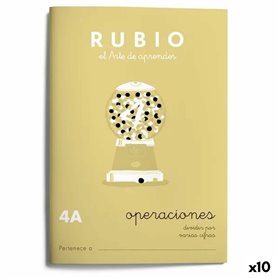 Cahier de maths Rubio Nº4A A5 Espagnol 20 Volets (10 Unités) 30,99 €