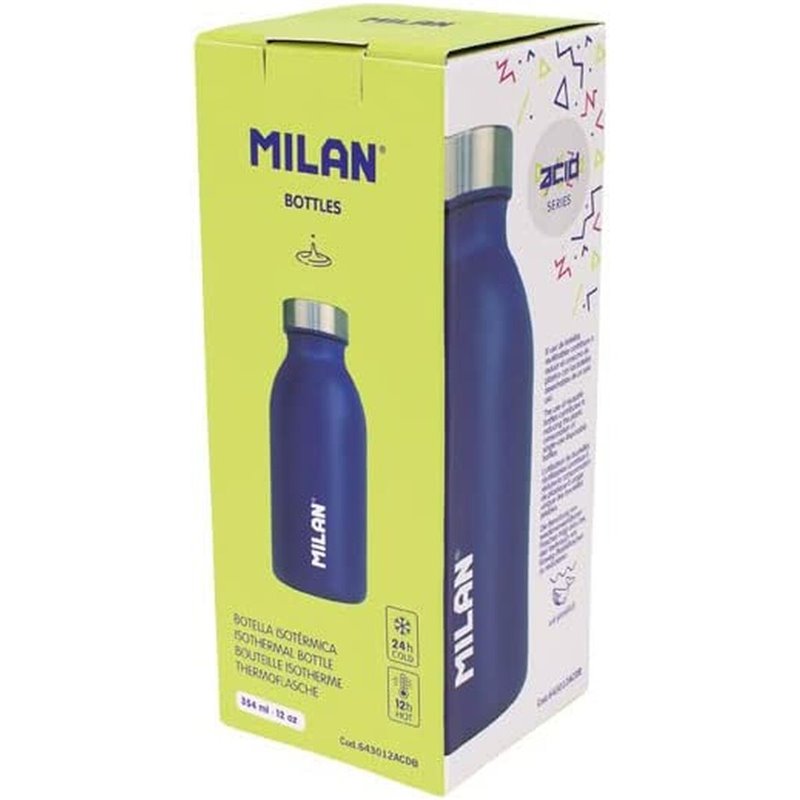 Image secondaire de Bouteille Thermique Milan Serie Acid Bleu Acier inoxydable 354 ml