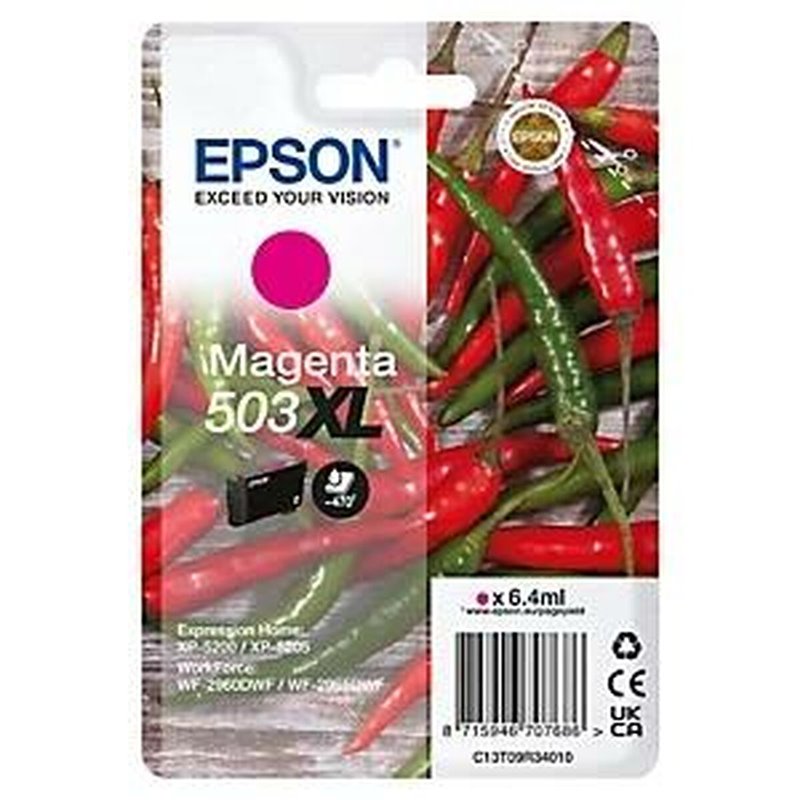 Epson 503XL cartouche d'encre 1 pièce(s) Compatible Rendement élevé (XL) Magenta