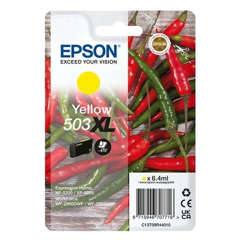 Epson 503XL cartouche d'encre 1 pièce(s) Original Rendement élevé (XL) Jaune