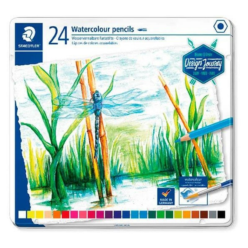 Image secondaire de Crayons de couleurs pour aquarelle Staedtler Design Journey Multicouleur (5 Unités)