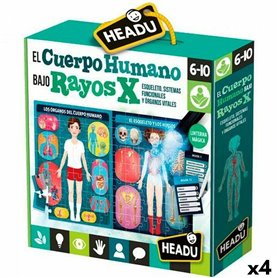 Jeu Éducation Enfant HEADU El cuerpo humano Rayos X (4 Unités) 69,99 €