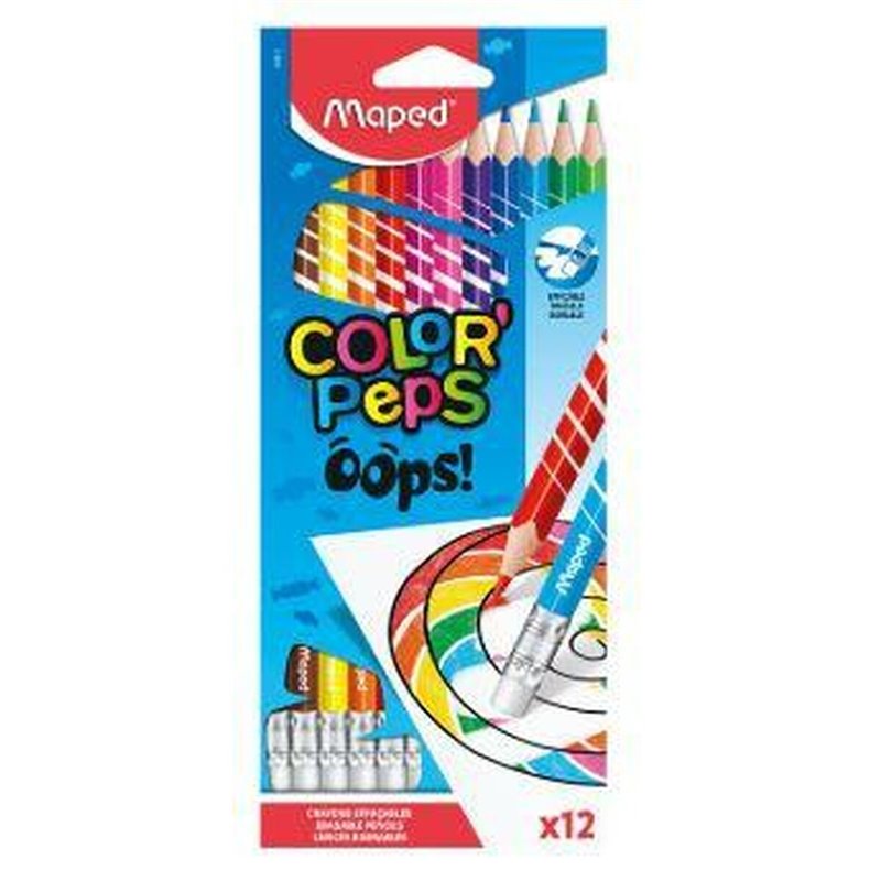 Image secondaire de Crayons de couleur Maped Color' Peps Multicouleur 12 Pièces (12 Unités)