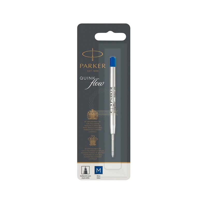 Image secondaire de Recharge pour stylo Parker Quink Flow Bleu (12 Unités)