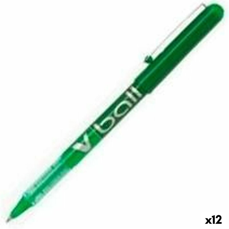 Stylo à encre liquide Pilot BL-VB-5 Vert 0,3 mm (12 Unités)