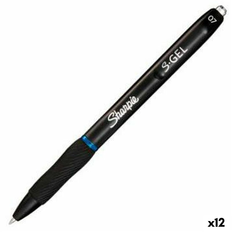 Crayon Sharpie Bleu 0,7 mm (12 Unités)