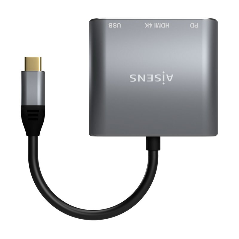 Image secondaire de Aisens A109-0669 station d'accueil Avec fil USB 3.2 Gen 1 (3.1 Gen 1) Type-C Gris