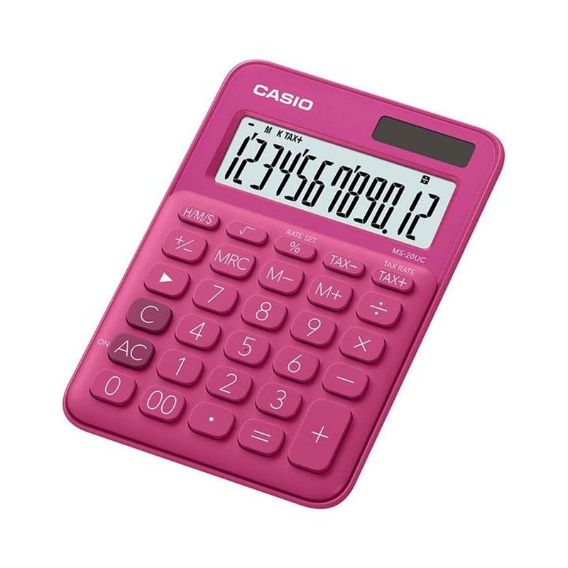 Image secondaire de Calculatrice Casio MS-20UC Fuchsia 2,3 x 10,5 x 14,95 cm (10 Unités)