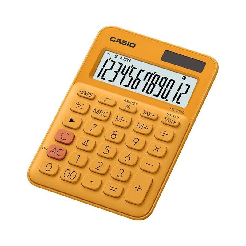 Image secondaire de Calculatrice Casio MS-20UC 2,3 x 10,5 x 14,95 cm Orange (10 Unités)