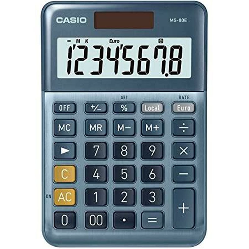 Image secondaire de Calculatrice Casio MS-80E Bleu (10 Unités)