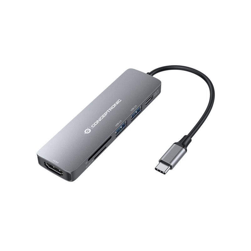 Conceptronic DONN11G USB 3.2 Gen 1 (3.1 Gen 1) Type-C Gris