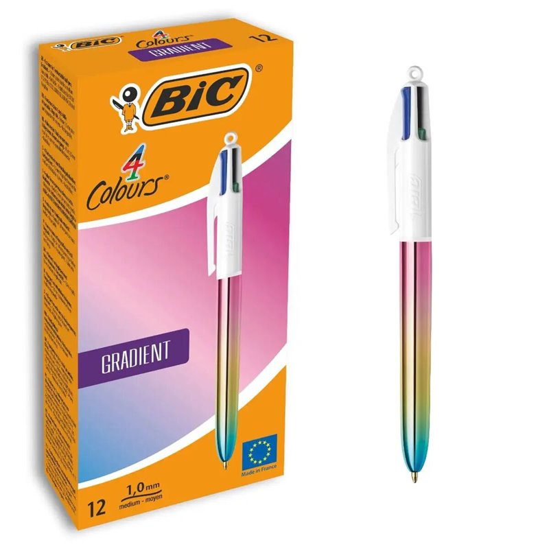 Crayon Bic Gradient Multicouleur 0,32 mm (12 Pièces)