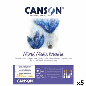 Bloc à dessin Canson Mixed Media Essentia A4 30 Volets Blanc Naturel (5  50,99 €