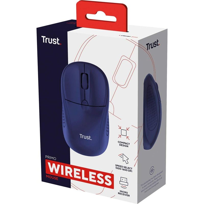 Image secondaire de Trust Primo souris Ambidextre RF sans fil Optique 1600 DPI