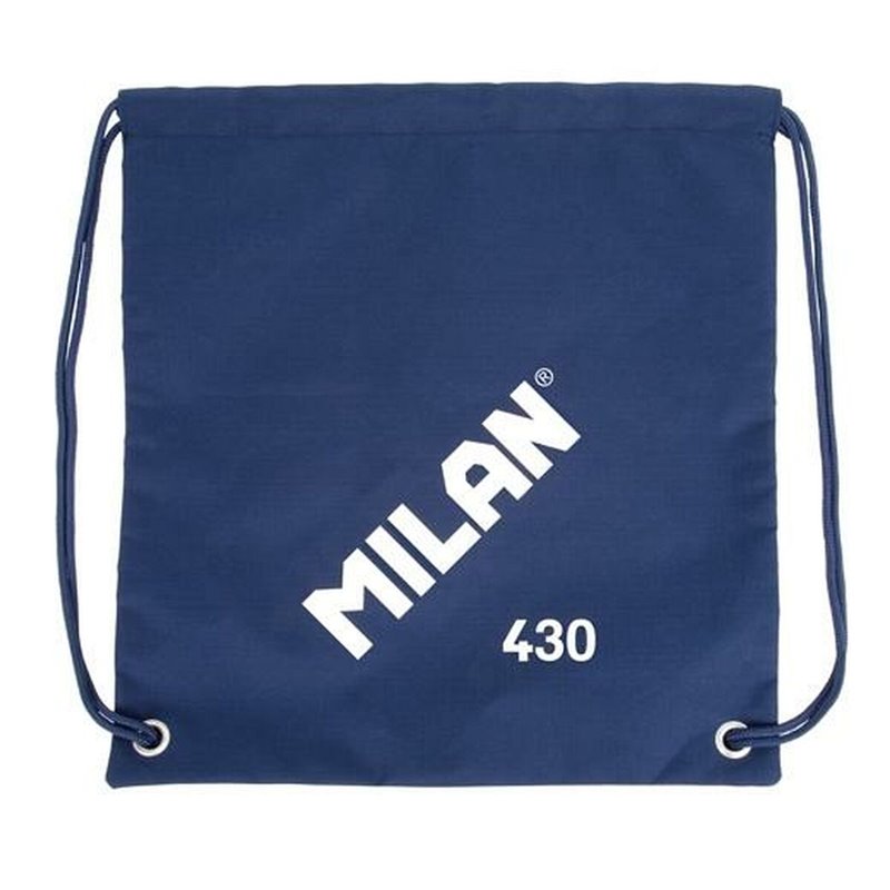 Sac à dos serré par des ficelles Milan Since 1918 Bleu 42 x 34 x 0,7 cm