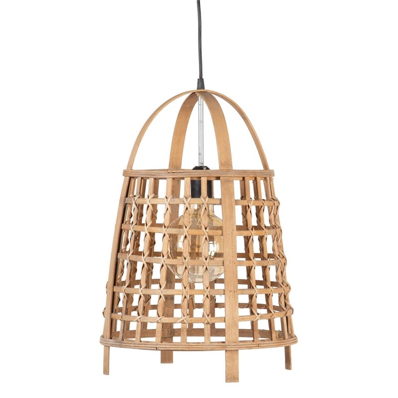 Suspension 33,5 x 33,5 x 48,5 cm Naturel Bambou 220 V 240 V 60 W