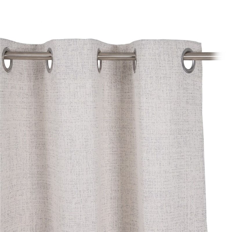 Image secondaire de Rideau Beige Polyester Argent 100 % coton 140 x 260 cm