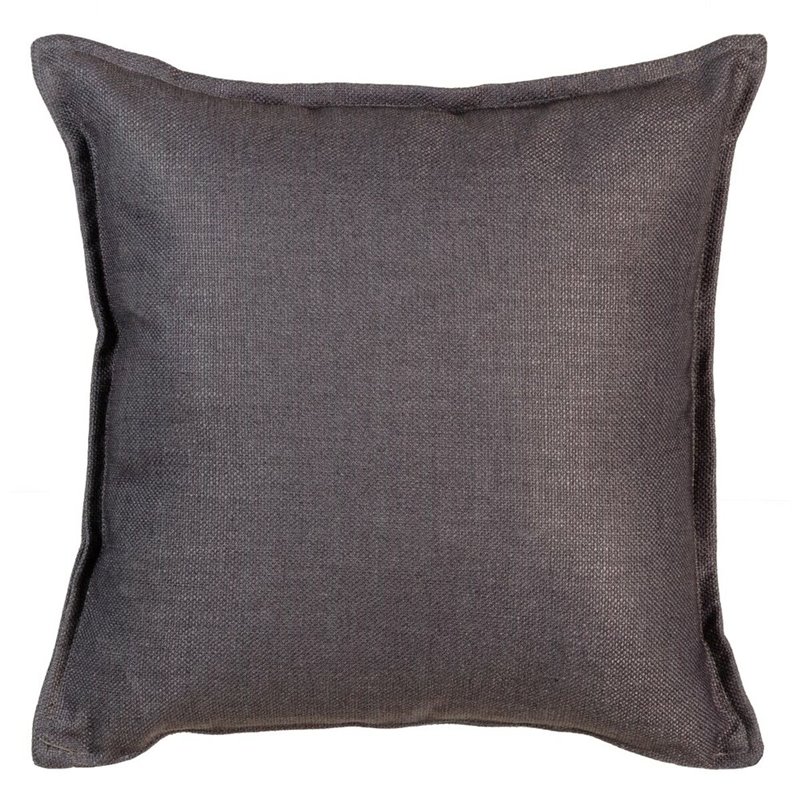 Coussin Polyester Gris foncé 45 x 45 cm