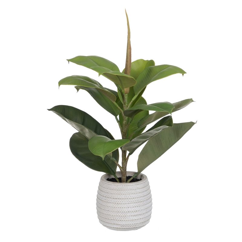 Plante décorative Vert PVC Chêne 58 cm