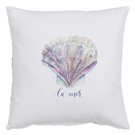Coussin 45 x 45 cm 100 % coton Coquillages 45,99 €