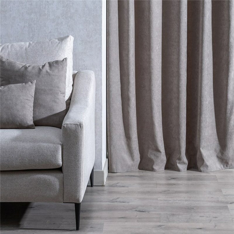 Image secondaire de Rideau Polyester Taupe 140 x 260 cm