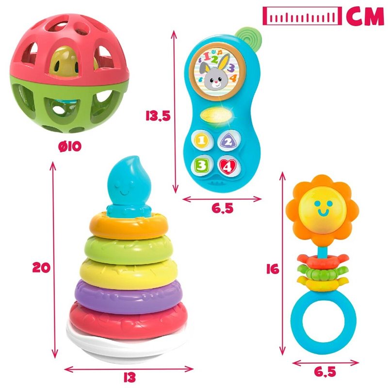 Image secondaire de Ensemble de Jouets pour Bébés Winfun 4 Unités 13 x 20 x 13 cm