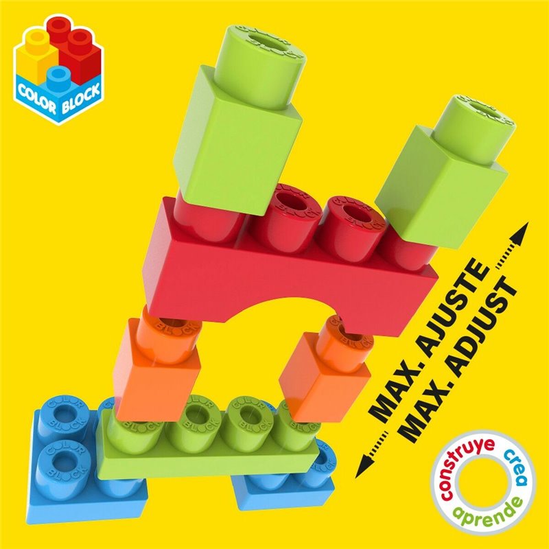 Image secondaire de Set de construction Color Block Basic Sac 80 Pièces (6 Unités)