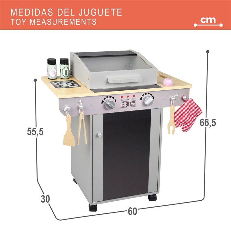 Image secondaire de Cuisinière jouet Teamson BBQ 60 x 66,5 x 30 cm