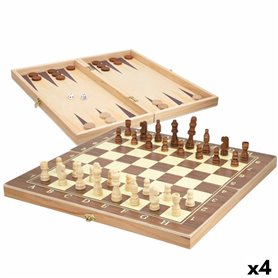 Échecs et dames Colorbaby Bois Backgammon (4 Unités) 103,99 €