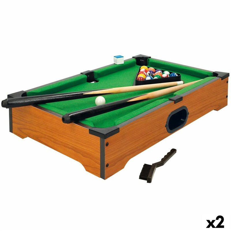 Billard de table Colorbaby 51 x 9 x 31 cm (2 Unités)