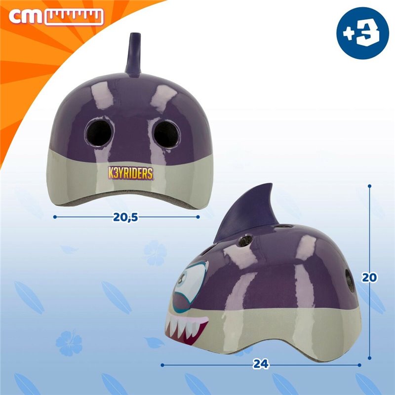 Image secondaire de Casque Enfant K3yriders Shark 52-55 cm (4 Unités)