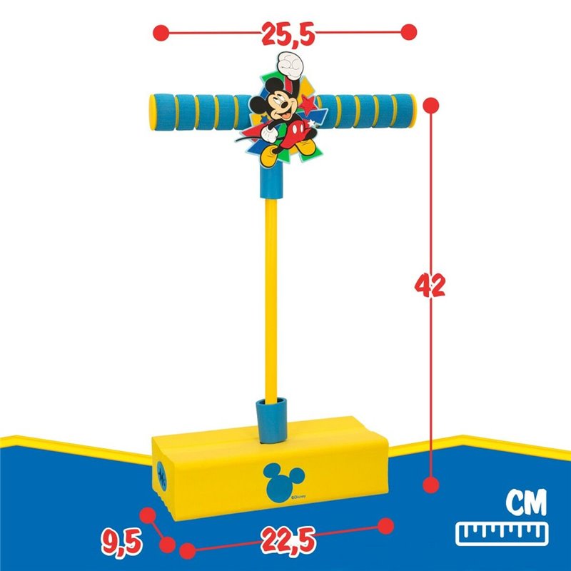 Image secondaire de Bâton sauteur Mickey Mouse 3D Jaune Enfant (4 Unités)