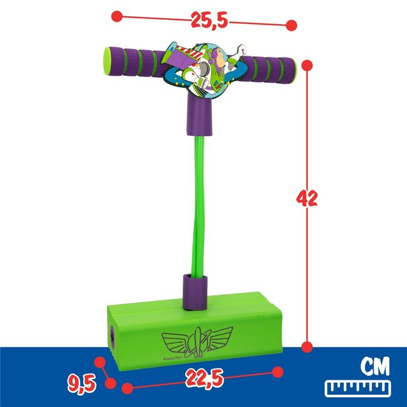 Image secondaire de Bâton sauteur Toy Story 3D Vert Enfant (4 Unités)