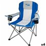 Chaise de camping pliante Aktive Gris Bleu 57 x 97 x 60 cm (4 Unités) 229,99 €