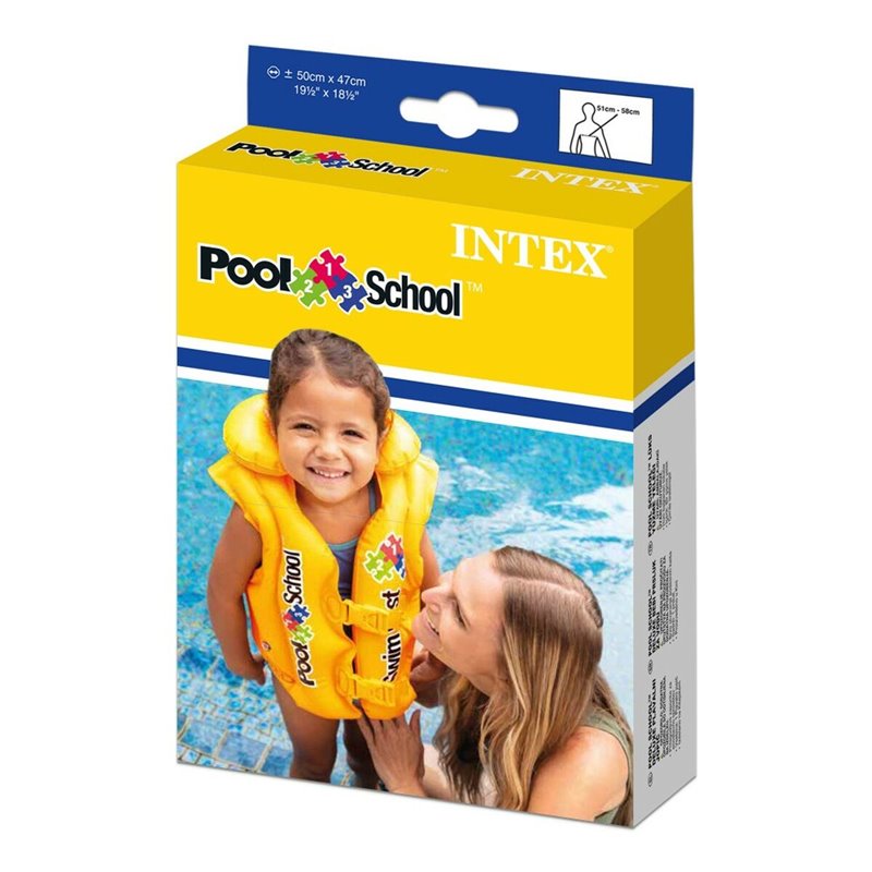 Image secondaire de Gilet Gonflable pour Piscine Intex 50 x 47 x 40 cm (24 Unités)